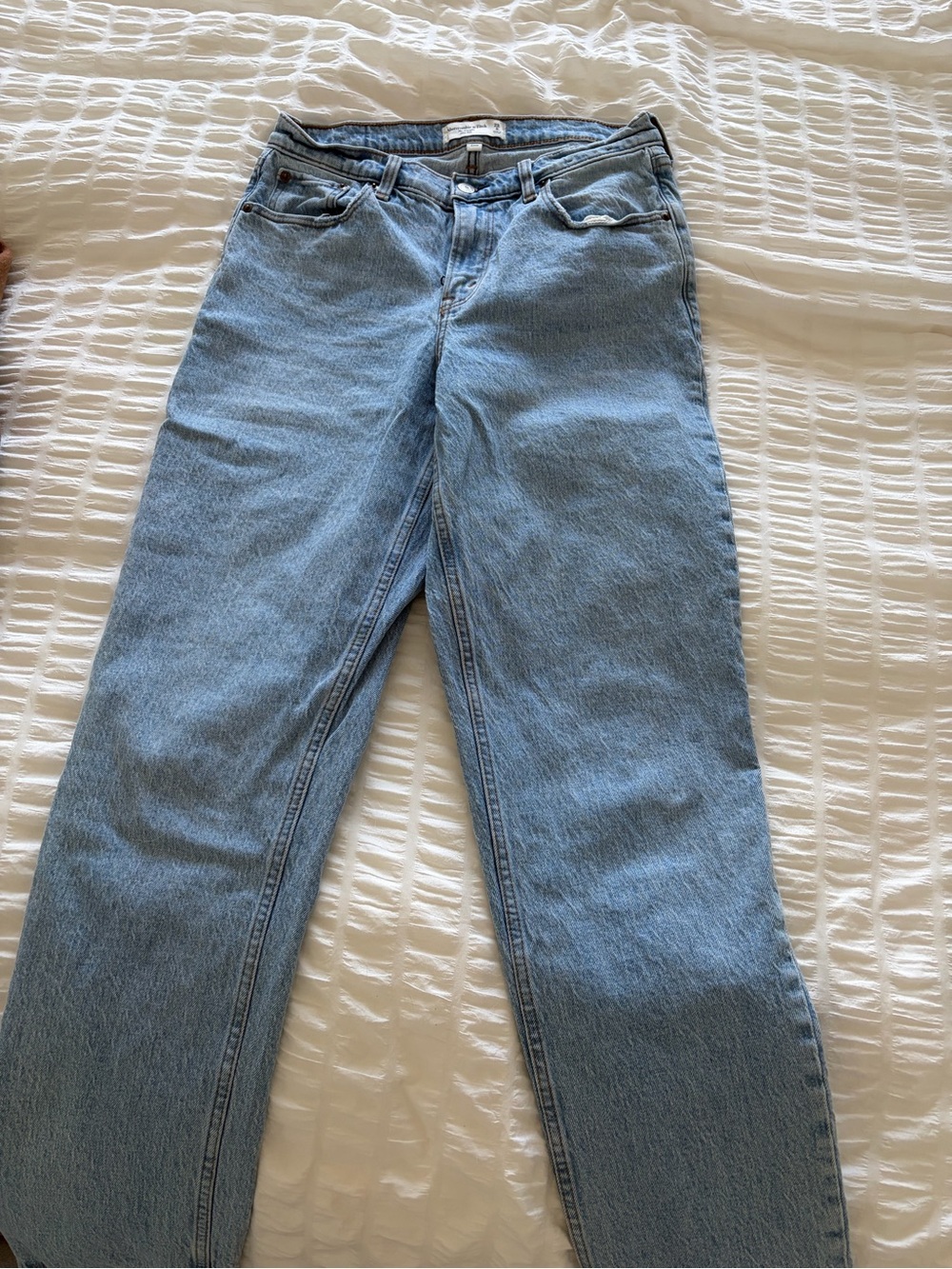 Abercrombie & Fitch Light Blue Boyfriend Jeans